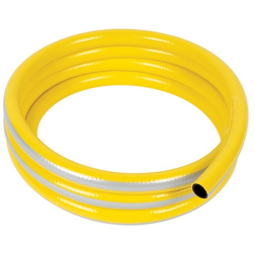 ELMARK PVC KERTI TÖMLŐ 1/2 30M, HÁROMRÉTEGŰ SÁRGA
