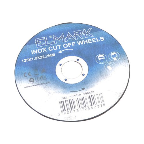 ELMARK INOX CUT OFF keréktárcsák 125X22.2X1.0mm