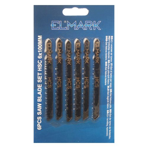ELMARK 6KÉSZ fűrészlapkészlet HSC 6x100mm