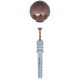 DOORSTOP Wkret-met BODB 8,0X60 BLACK