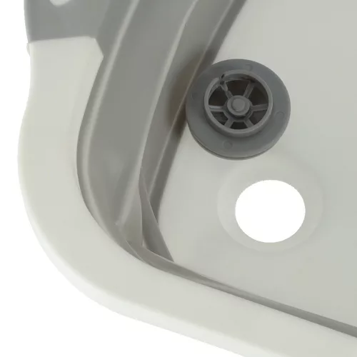 Silicone folding bowl with drain cutting board travel sink drainer