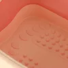 Foot washing massage bowl silicone folding bucket with piping with space for phone