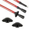 Trekking poles Nordic walking poles foldable black