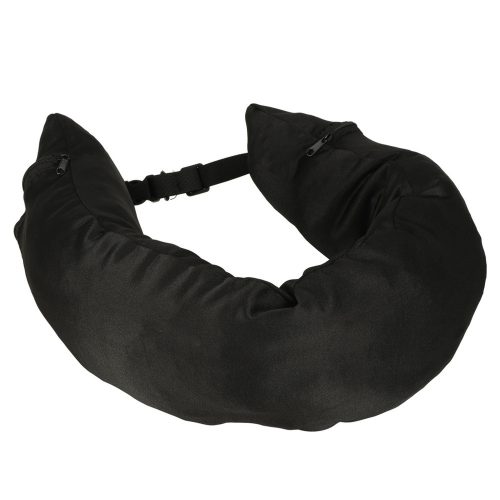 Travel pillow travel storage compartment