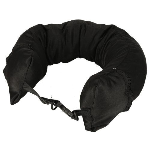 Travel pillow travel storage compartment