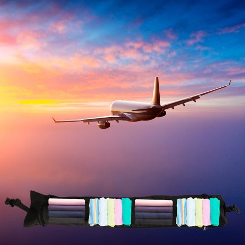 Travel pillow travel storage compartment