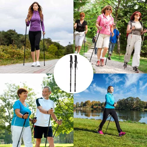 Folding Nordic walking poles