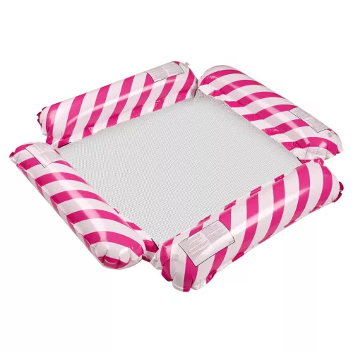Inflatable mattress swimming chair pink