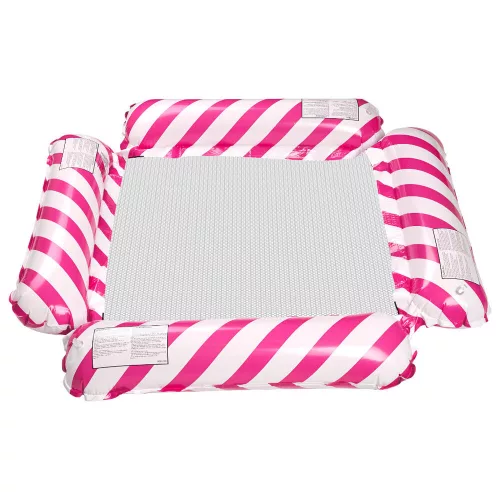 Inflatable mattress swimming chair pink