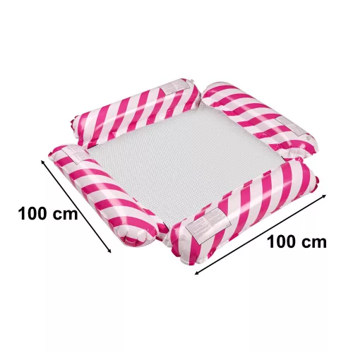 Inflatable mattress swimming chair pink