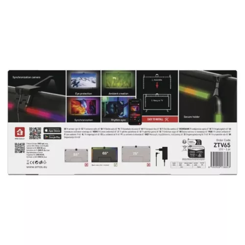 GoSmart Ambient LED RGB világítás TV-hez 65“ (164 cm)