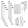 GoSmart LED-es lámpatest Hexagon, indító készlet, 10 rész, 19 W, RGBIC dimmelhető, WiFi