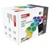 GoSmart LED-es lámpatest Hexagon, indító készlet, 10 rész, 19 W, RGBIC dimmelhető, WiFi