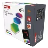 GoSmart LED-es lámpatest Hexagon, kiegészítő készlet,3 rész, 1,8 W, RGBIC dimmelhető, WiFi