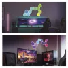 GoSmart LED-es lámpatest Hexagon, kiegészítő készlet,3 rész, 1,8 W, RGBIC dimmelhető, WiFi