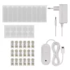 GoSmart LED lámpatest Lines fehér, 9 részből álló, 34 W, RGBIC dimmelhető, WiFi