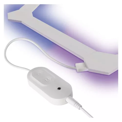 GoSmart LED lámpatest Lines fehér, 9 részből álló, 34 W, RGBIC dimmelhető, WiFi