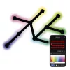GoSmart LED-es lámpatest Lines fekete, 9 részből álló, 34 W, RGBIC dimmelhető, WiFi