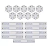 GoSmart LED-es lámpatest Lines fekete, 9 részből álló, 34 W, RGBIC dimmelhető, WiFi