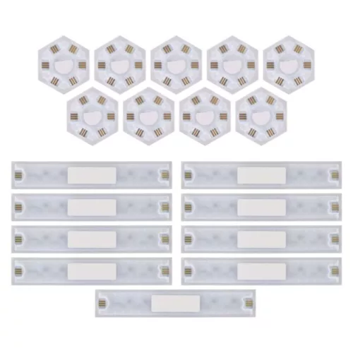 GoSmart LED-es lámpatest Lines fekete, 9 részből álló, 34 W, RGBIC dimmelhető, WiFi