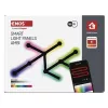 GoSmart LED-es lámpatest Lines fekete, 9 részből álló, 34 W, RGBIC dimmelhető, WiFi