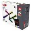 GoSmart LED-es lámpatest Lines fekete, 9 részből álló, 34 W, RGBIC dimmelhető, WiFi