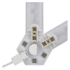 GoSmart LED-es lámpatest Lines fekete, 9 részből álló, 34 W, RGBIC dimmelhető, WiFi
