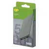GP Powerbank B+ Series, 5 000 mAh, 12 W, zöldesszürke