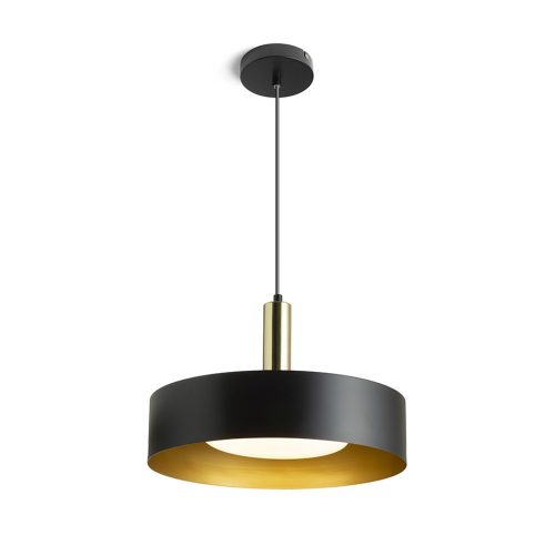 RENDL R13913 GIULIA pendant lamp with lacquered metal frame and textile cable, Led E27 light source, 30 W, 230V