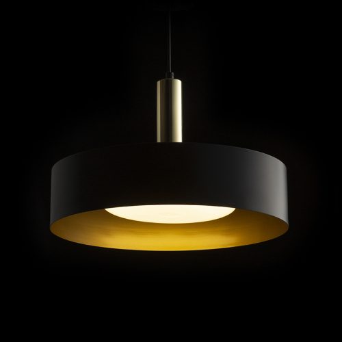 RENDL R13913 GIULIA pendant lamp with lacquered metal frame and textile cable, Led E27 light source, 30 W, 230V