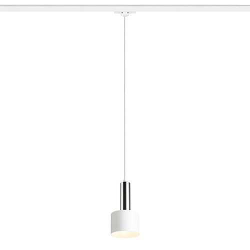 RENDL R13990 GIULIA Pendant lamp with lacquered metal frame and textile cable, 11 W, 230V