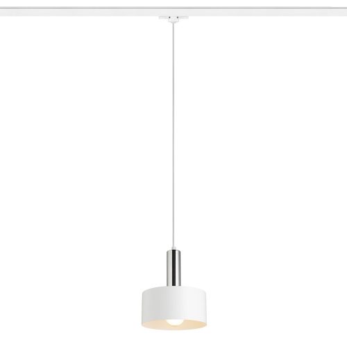 RENDL R13992 GIULIA Pendant lamp with lacquered metal frame and textile cable, 15 W, 230V