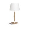 RENDL R14038 KEITH/ALVIS Table lamp with textile lampshade with Usb port and beech wood base, 11 W, 230V