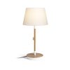 RENDL R14038 KEITH/ALVIS Table lamp with textile lampshade with Usb port and beech wood base, 11 W, 230V