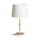 RENDL R14039 KEITH/AMBITUS Usb Table Lamp with textile shade and beech wood base, 15 W, 230V