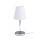RENDL R14047 NYC/CONNY Table Lamp White with Polycotton Strip for E27 Led Light Source, 11 W, 230V