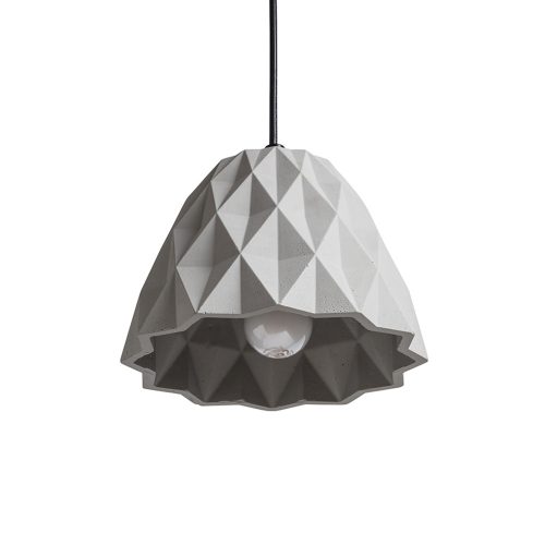 RENDL R14183 NAPLES Concrete pendant lamp for E27 Led light source, 7 W, 230V