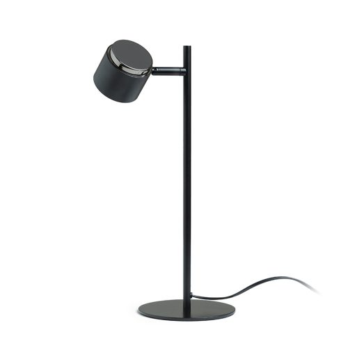 RENDL R14275 NOVA Rectangular Chrome Led Table Lamp with Milk White Diffuser for Gu10 Bulb, 3000K, 45749 W, 230V