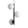 RENDL R14484 ETHERIA Elegant pendant lamp with three opal globes for E27 Led light source, 11 W, 230V
