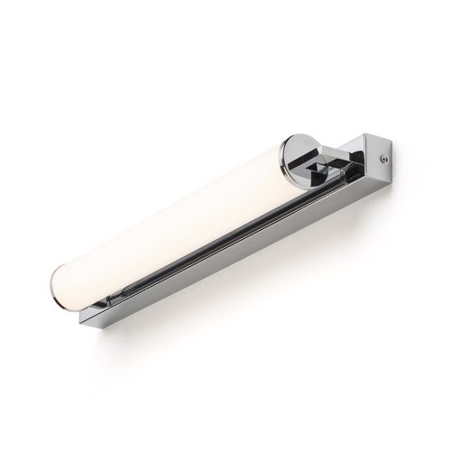 RENDL R14517 ROCCA ROCCA Linear Led Bathroom Lamp with Solid Chrome Base and Opal Bezel, 3000K, IP44, 18 W, 230V