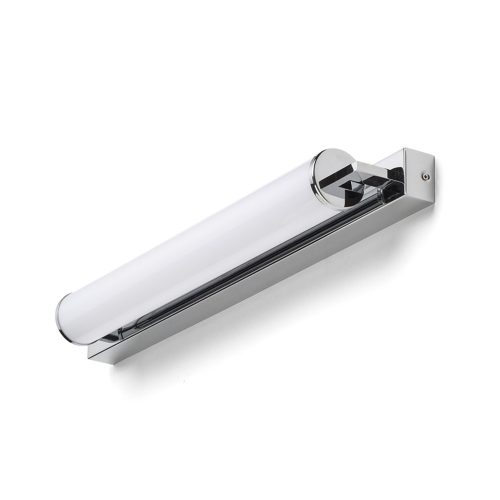 RENDL R14517 ROCCA ROCCA Linear Led Bathroom Lamp with Solid Chrome Base and Opal Bezel, 3000K, IP44, 18 W, 230V