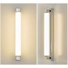 RENDL R14517 ROCCA ROCCA Linear Led Bathroom Lamp with Solid Chrome Base and Opal Bezel, 3000K, IP44, 18 W, 230V