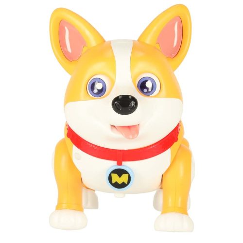 Interactive Corgi dog with glowing ears