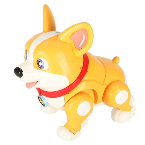 Interactive Corgi dog with glowing ears