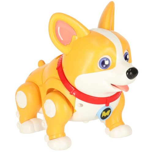 Interactive Corgi dog with glowing ears