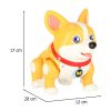 Interactive Corgi dog with glowing ears