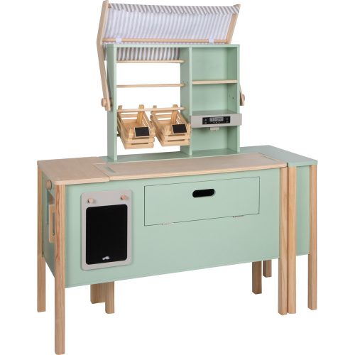 Children's shop and kitchen sage green "fresh"