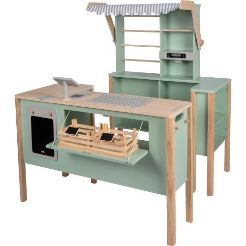 Children's shop and kitchen sage green "fresh"