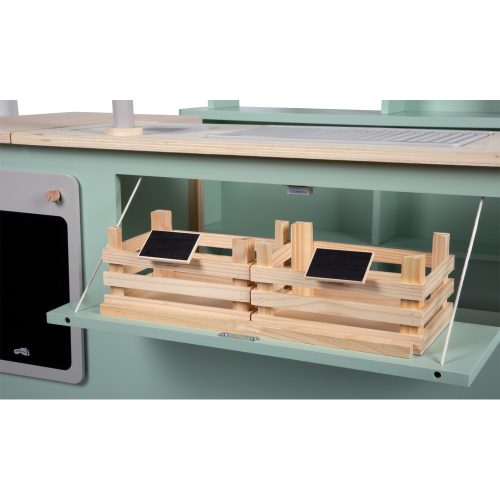 Children's shop and kitchen sage green "fresh"