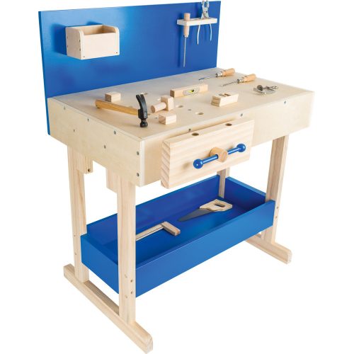 Workbench for Children, Blue with Accessories
